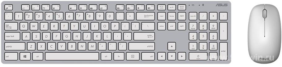 ASUS W5000 - один из лучших комплектов клавиатура+мышь