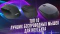 Топ 10 лучших беспроводных мышек для ноутбука 