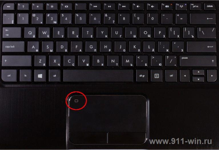 Как включить touchpad для ноутбука HP